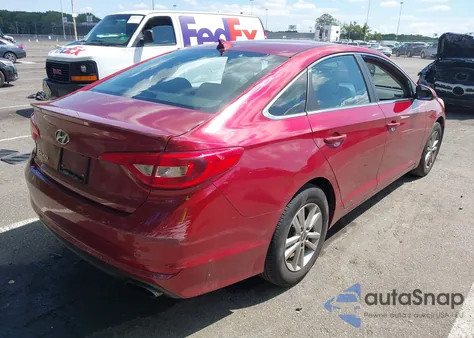 2016 Hyundai Sonata из США, поврежденный, VIN 5NPE24AF4GH400781